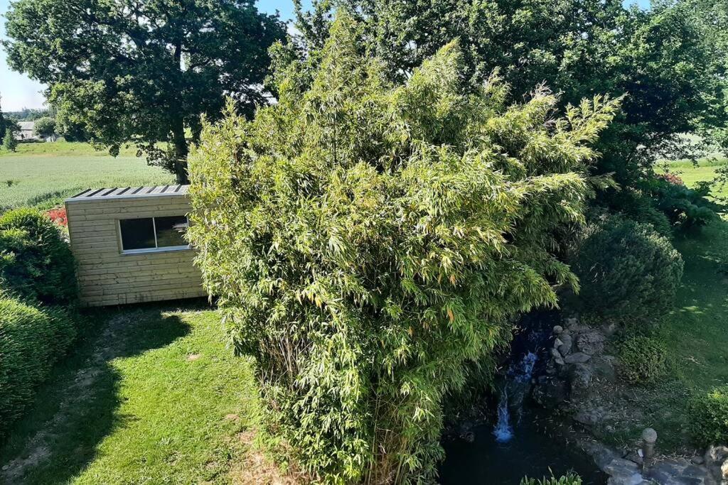 La Maison Bleue Saint-Sauveur-des-Landes Kültér fotó